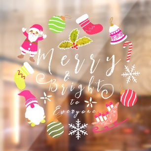 Autocollant Pour Fenêtre Joy Noël