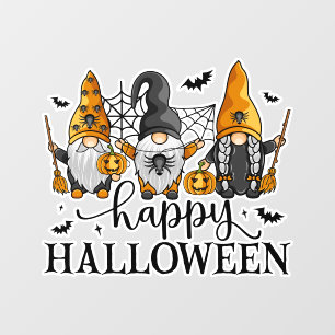 Autocollant Pour Fenêtre Joyeux Gnomes d'Halloween
