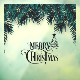 Autocollant Pour Fenêtre Joyeux Noël Fête