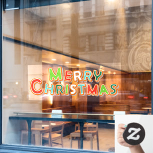 Autocollant Pour Fenêtre Joyeux Noël Gingerpain biscuit Font Bakou