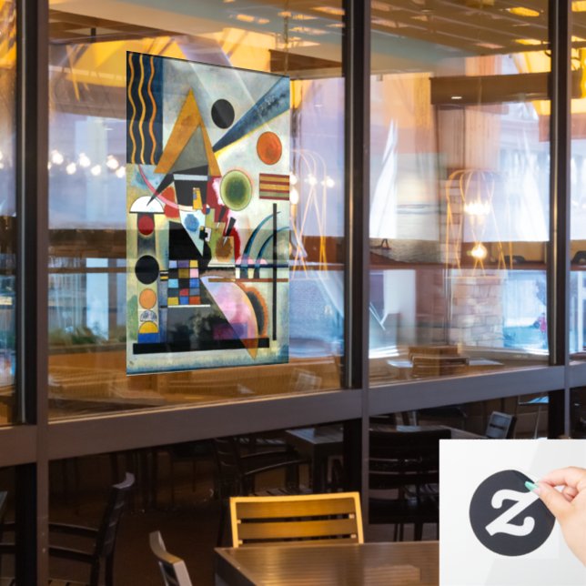 Autocollant Pour Fenêtre Kandinsky - Swing (Fenêtre du restaurant)