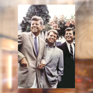 Autocollant Pour Fenêtre Kennedy Brothers, président John, Robert & Ted