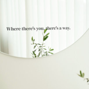 Autocollant Pour Fenêtre Là où vous êtes, il y a une façon de Black Mirror