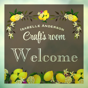 Autocollant Pour Fenêtre Lemon Craft Gris Cendre