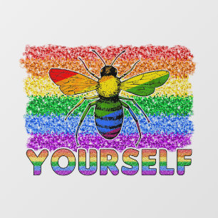 Autocollant Pour Fenêtre LGBT Soyez vous-même