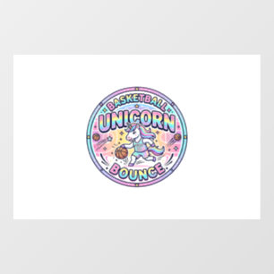 Autocollant Pour Fenêtre Licou de Basket Licou Rebond Drôle Graphique