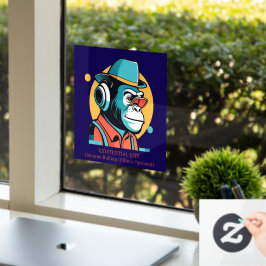 Autocollant Pour Fenêtre LITE EXISTENTIELLE Toon Chimp