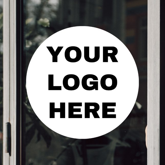 Autocollant Pour Fenêtre Logo d'entreprise Photo personnalisée de l'entrepr (Business Logo Custom Company Photo Window Cling
)