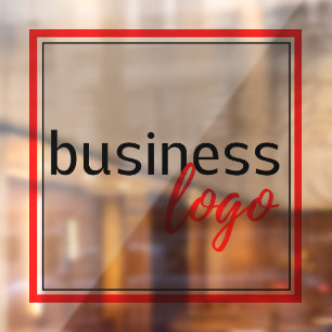 AUTOCOLLANT POUR FENÊTRE LOGO D'ENTREPRISE PROFESSIONNELLE MARQUÉE PERSONNA