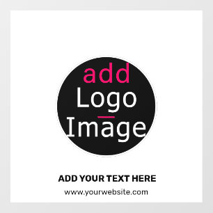 Autocollant Pour Fenêtre Logo professionnel tendance et personnalisable pou