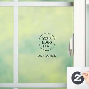 Autocollant Pour Fenêtre Logo Promotionnel Personnalisé – Aucune Commande M