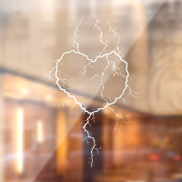 Lumière en forme de coeur mignon Romantique