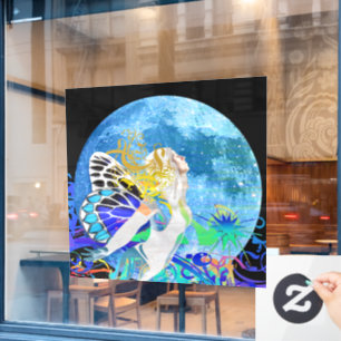 Autocollant Pour Fenêtre Lune Fairy