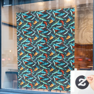 Autocollant Pour Fenêtre Magasin de pêche d'articles d'occasion