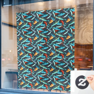 Autocollant Pour Fenêtre Magasin de pêche d'articles d'occasion