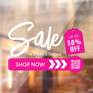 Autocollant Pour Fenêtre Magasin Rose Chaud Acheter Maintenant En Magasin &