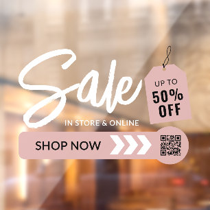 Autocollant Pour Fenêtre Magasin Rose Poussiéreux Acheter Maintenant En Mag