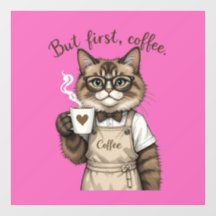 Mais d'abord, chat café