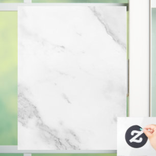Autocollant Pour Fenêtre Marbre Blanc