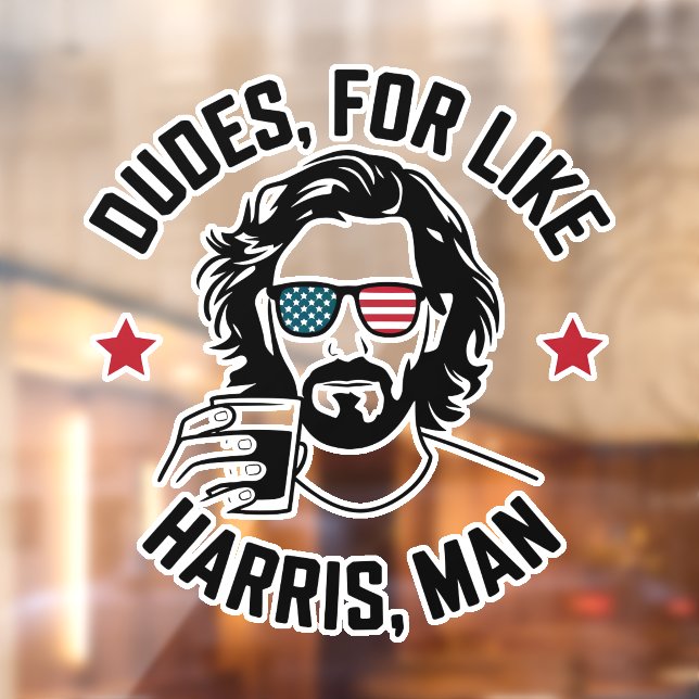 Autocollant Pour Fenêtre Mecs Pour Comme Harris Man White Dudes Pour Harris (Feuille 2)