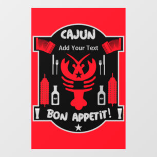 Autocollant Pour Fenêtre Meilleurs cuisiniers cajuns Tablier