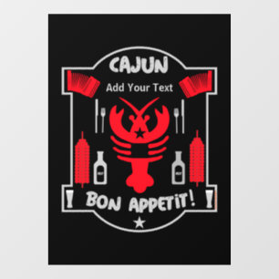 Autocollant Pour Fenêtre Meilleurs cuisiniers cajuns Tablier