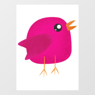 Autocollant Pour Fenêtre Mignons oiseaux pour les enfants