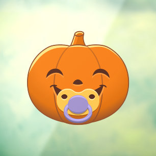 Autocollant Pour Fenêtre Mon premier Citrouille de pacificateur Halloween