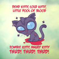 Morte Cold Angry Zombie Kitty
