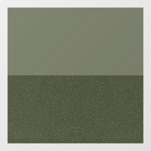 Autocollant Pour Fenêtre Moss Green Demi & Demi-Cling Fenêtre - Personnalis