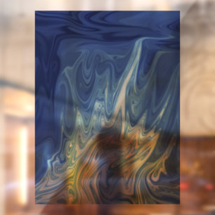 Autocollant Pour Fenêtre Motif abstrait aquarelle
