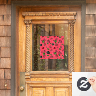 Autocollant Pour Fenêtre Motif framboise