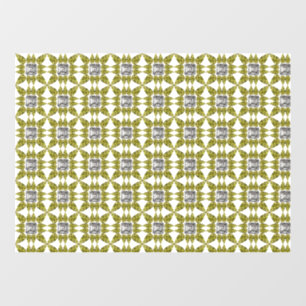 Autocollant Pour Fenêtre Motif jaune