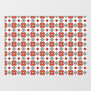 Autocollant Pour Fenêtre Motif orange diamant