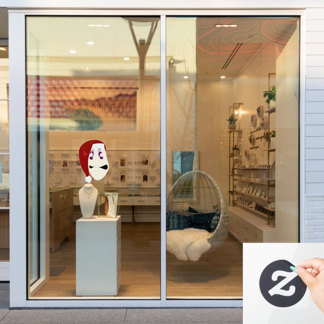 Autocollant Pour Fenêtre Mr. Williams Bah Humbug xmas Window Cling (Vitrine du magasin)