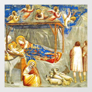 Autocollant Pour Fenêtre Nativité Naissance de Jésus
