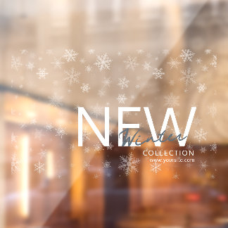 Autocollant Pour Fenêtre Nouvelle Collection Hivernale enneigée