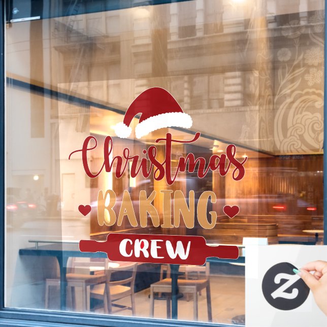 Autocollant Pour Fenêtre pâtisserie de Noël (Fenêtre de café)