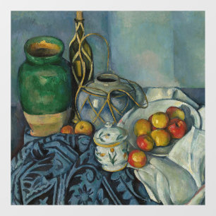 Autocollant Pour Fenêtre Paul Cezanne - Vie morte avec pommes