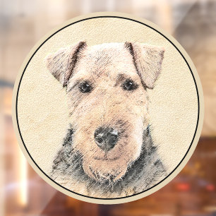 Autocollant Pour Fenêtre Peinture galloise Terrier - Cute Original Chien Ar