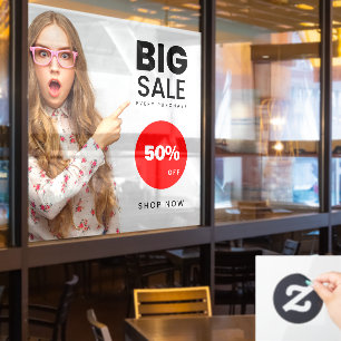 Autocollant Pour Fenêtre Personnaliser Amusement Générique Mode Grande Vent