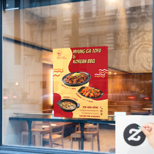 Autocollant Pour Fenêtre Personnaliser la devanture publicitaire d'un resta