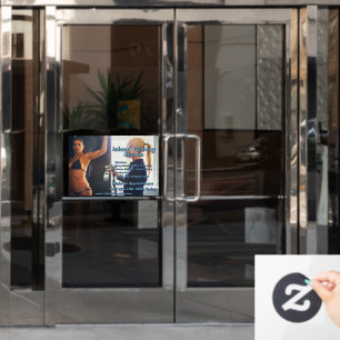 Autocollant Pour Fenêtre Personnaliser l'entreprise de cabine de bronzage a