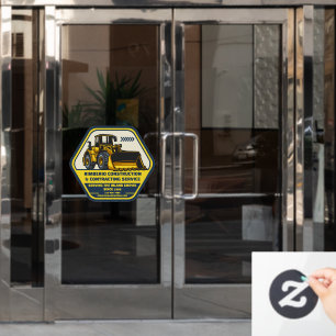 Autocollant Pour Fenêtre Personnaliser l'entreprise de contrat de construct