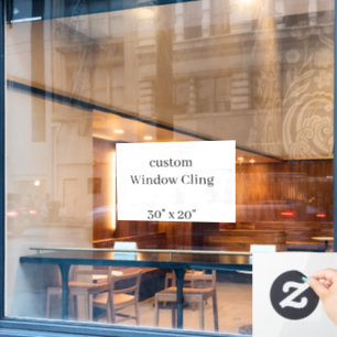 Autocollant Pour Fenêtre personnaliser un paysage simple personnalisé 30" x