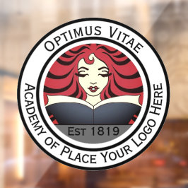 Autocollant Pour Fenêtre Personnalisez Votre Logo Ici Image