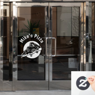 Autocollant Pour Fenêtre Pizza Restaraunt Custom Business