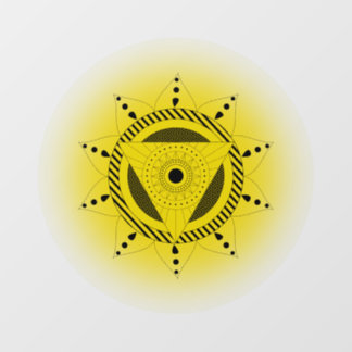 Autocollant Pour Fenêtre Plexus solaire Chakra