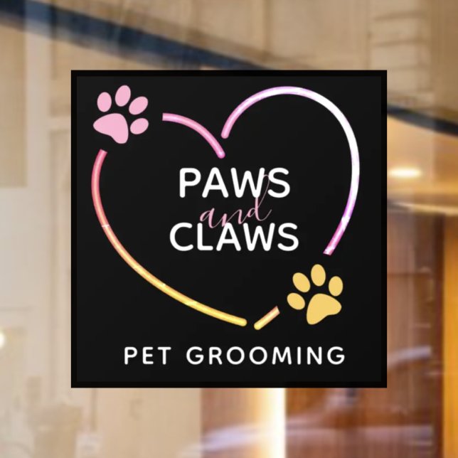 Autocollant Pour Fenêtre Pneuon rose Jaune Animaux de compagnie Grossissant (Créateur téléchargé)