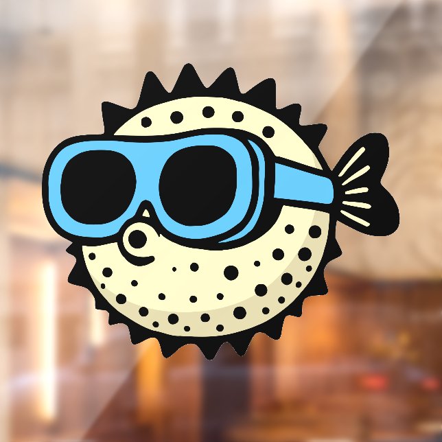 Autocollant Pour Fenêtre Poisson (Feuille 2)